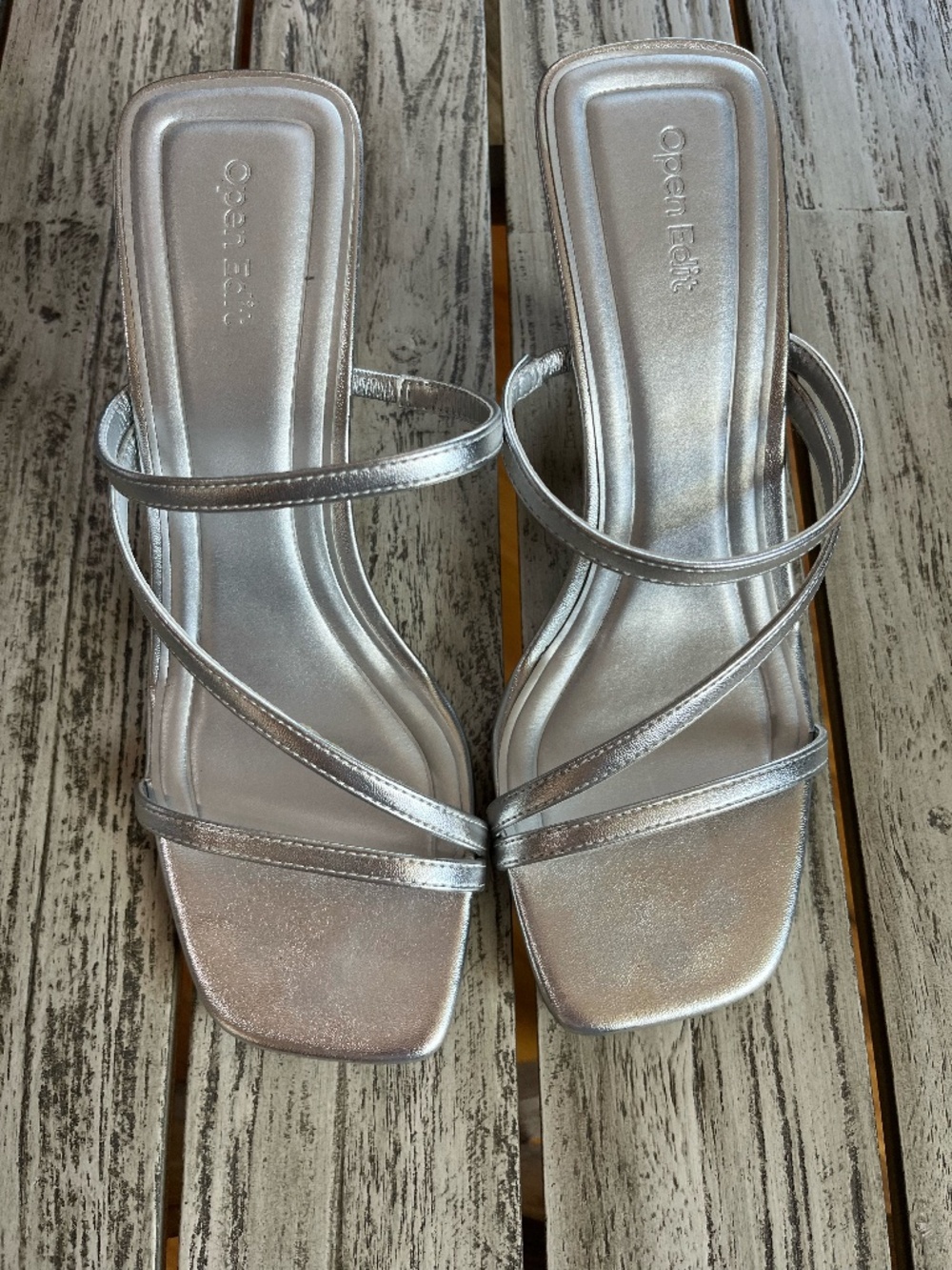 Open Edit Tawney Sandal - Silver Metallic (9)
